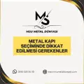 Metal Kapı Seçiminde Dikkat Edilmesi Gerekenler